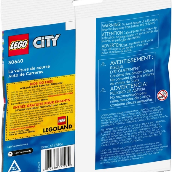 NEW LEGO City Race Car (30640) - Picture 6 of 7